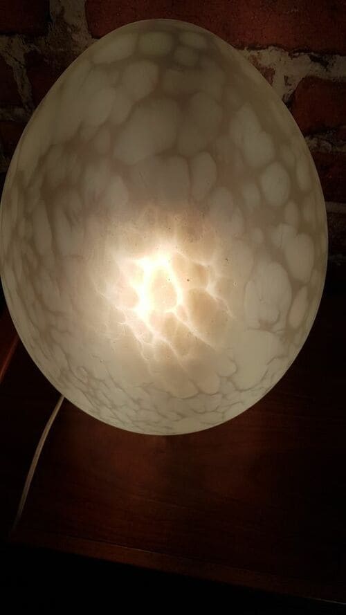 lampe de table en verre Murano