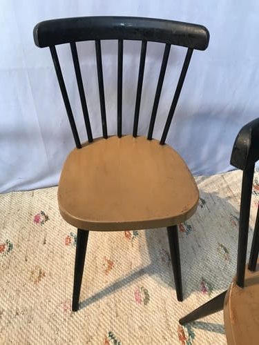 4 chaises bistrot design scandinave