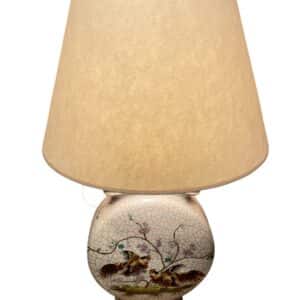 lampe céramique craquelée