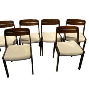 lot de 6 chaises design années 30