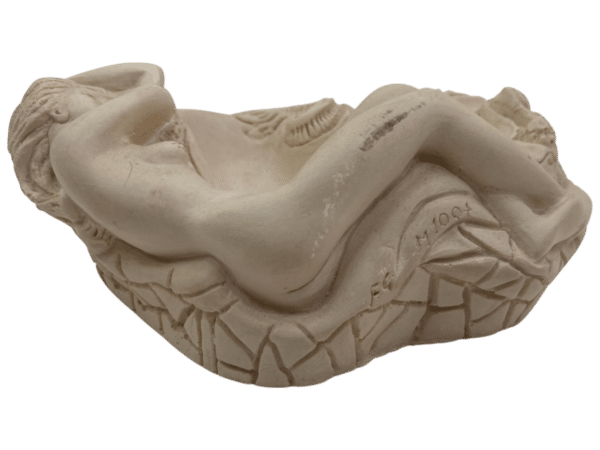 vide poche plâtre femme nue