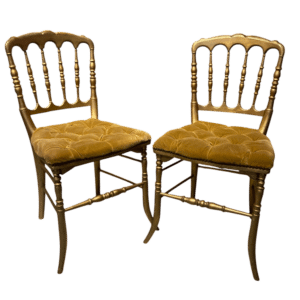 paire de chaises style empire