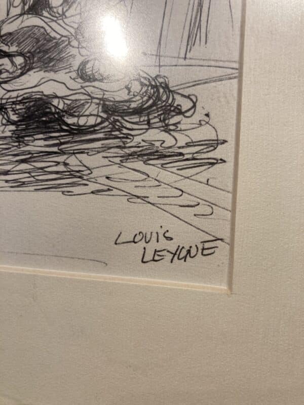 dessin signé louis leygue