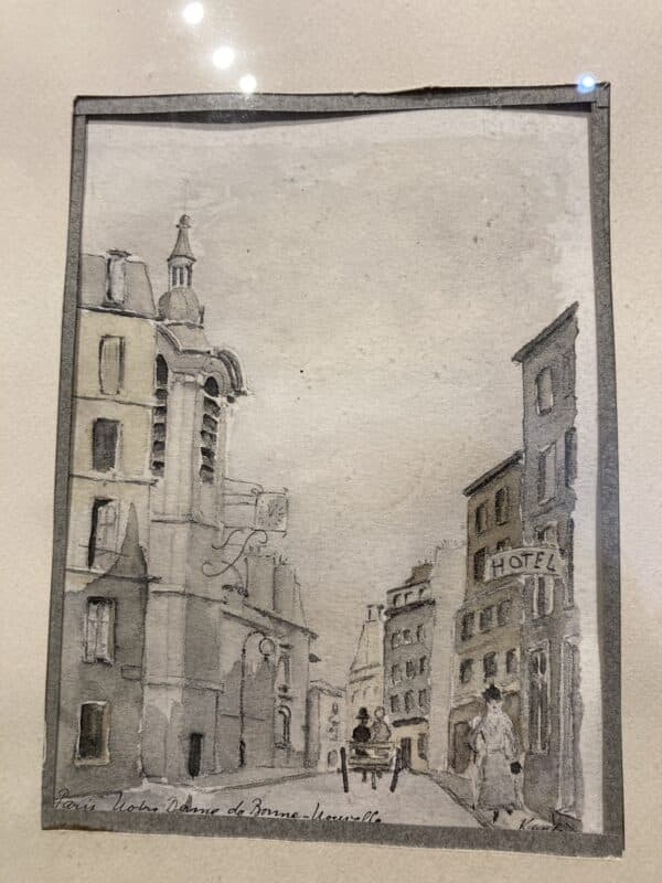aquarelles de paris signées Karles