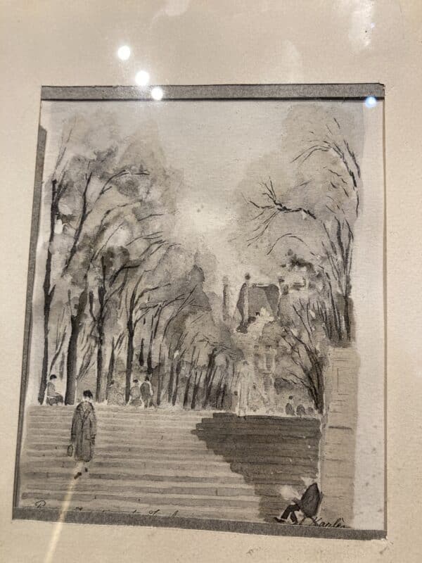 aquarelles de paris signées Karles