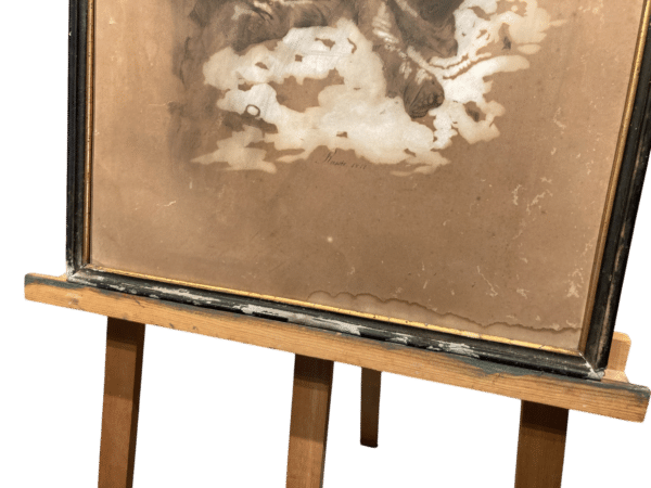 dessin encadré deux soldats 1812