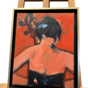 huile sur toile la virtuose rené leroy