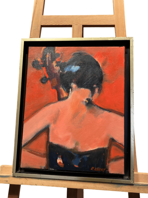 huile sur toile la virtuose rené leroy