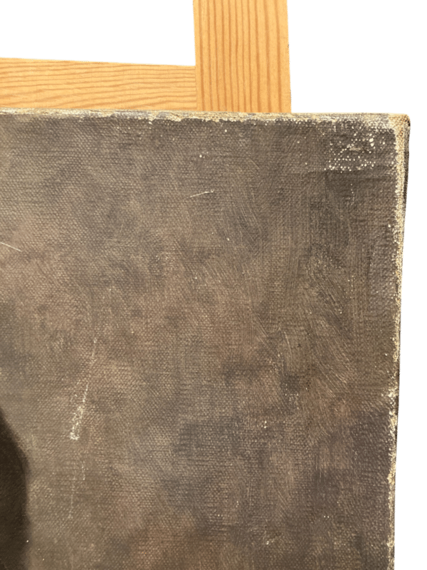 huile sur toile portrait d'un homme