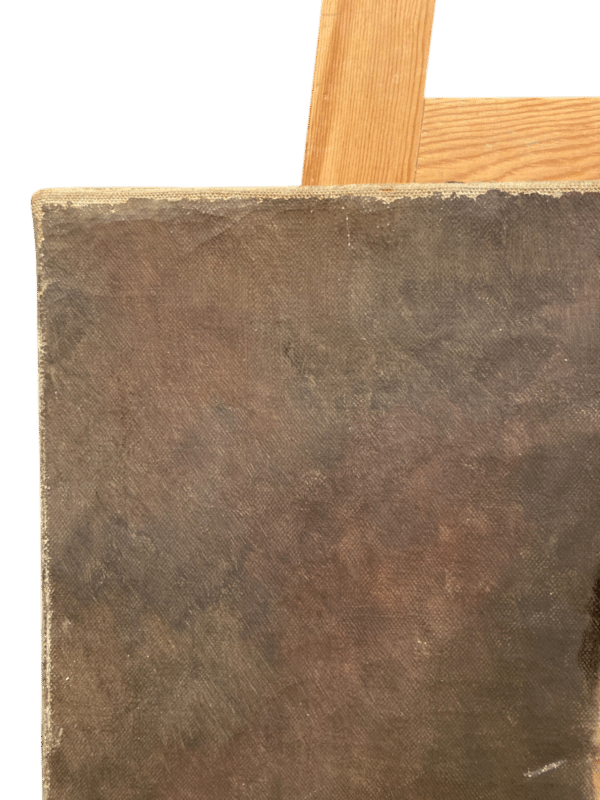 huile sur toile portrait d'un homme