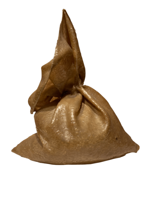 lampe forme sac résine