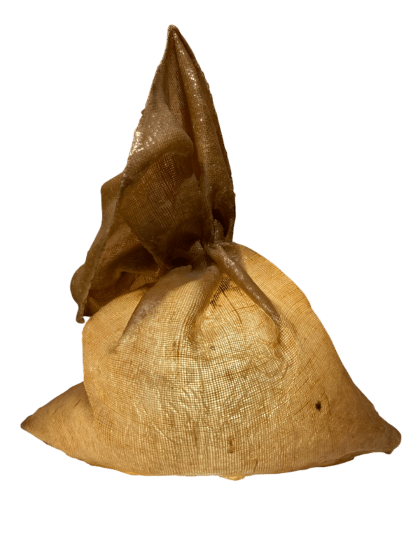 lampe forme sac résine