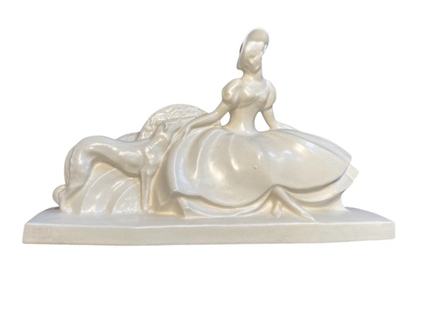 sculpture céramique craquelée LEJAN