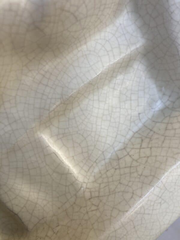 sculpture céramique craquelée LEJAN