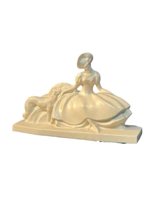 sculpture céramique craquelée LEJAN