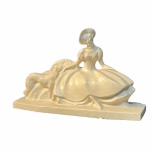 sculpture céramique craquelée lejan