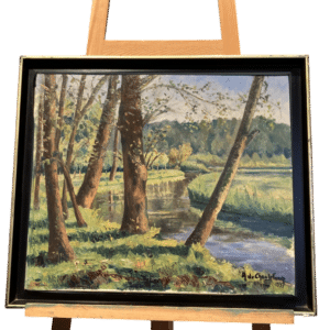 huile sur toile A. de chanteloup