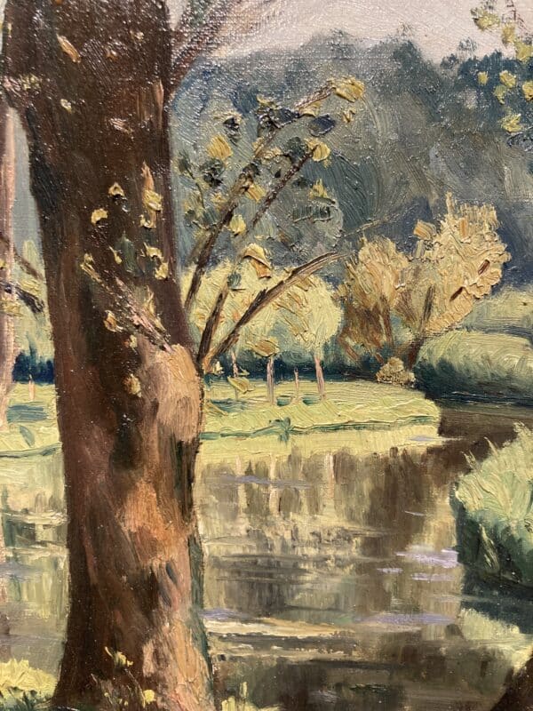 huile sur toile A. de chanteloup