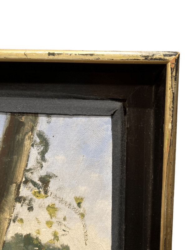 huile sur toile A. de chanteloup