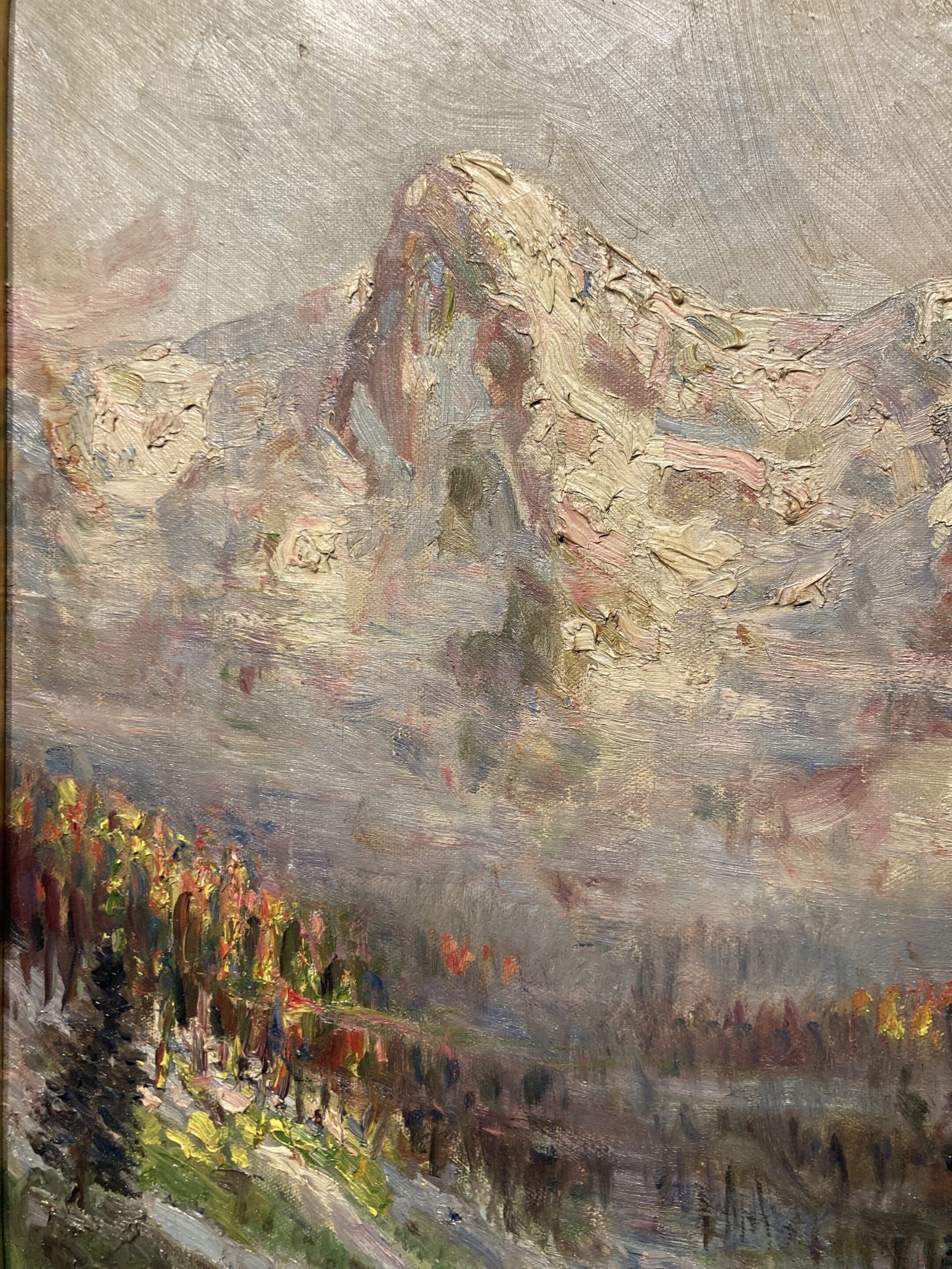 huile sur toile paysage