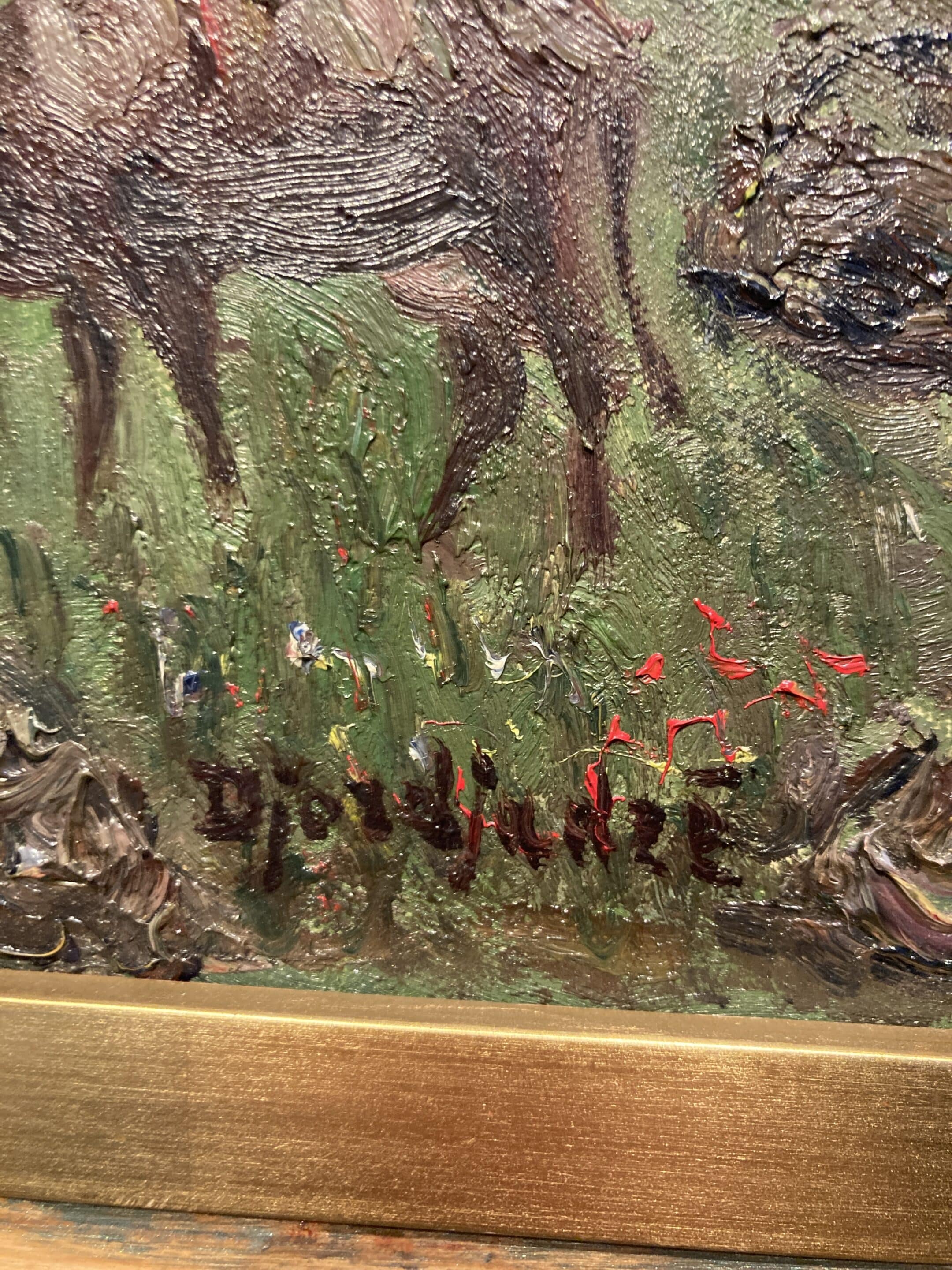 huile sur toile paysage