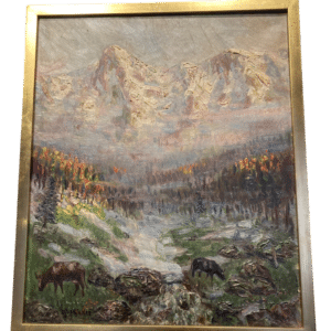 huile sur toile paysage