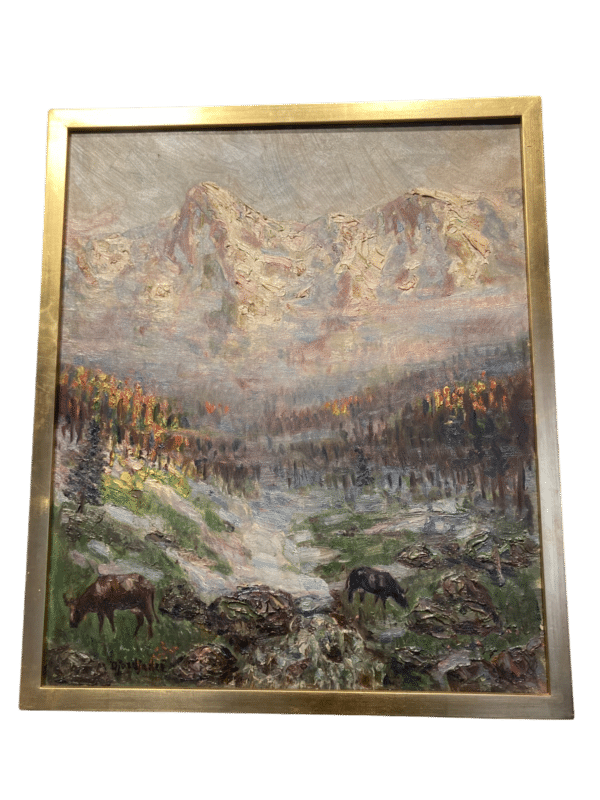 huile sur toile paysage