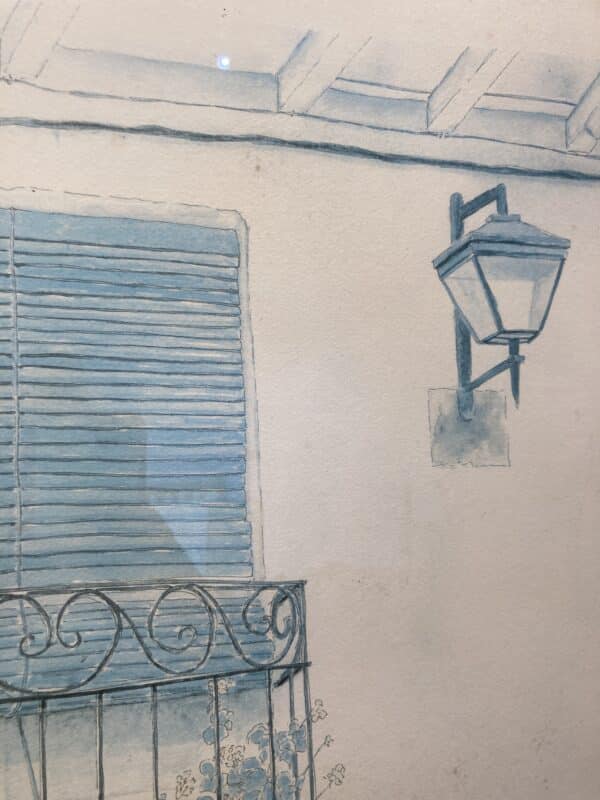 lithographie signée Bile