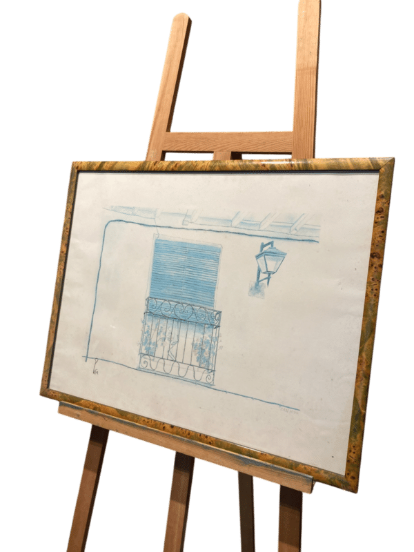 lithographie signée Bile
