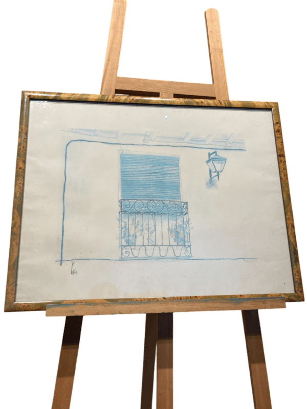 lithographie signée Bile