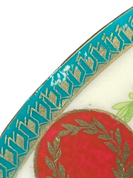 lot six assiettes porcelaine MZ AUSTRIA