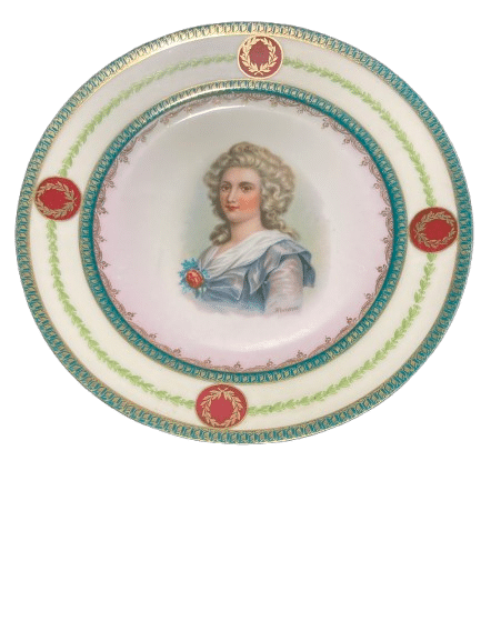 lot six assiettes porcelaine MZ AUSTRIA