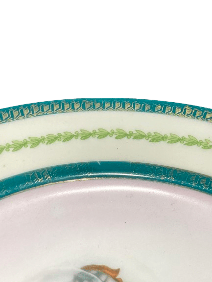 lot six assiettes porcelaine MZ AUSTRIA