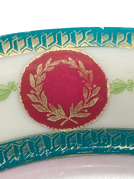 lot six assiettes porcelaine MZ AUSTRIA