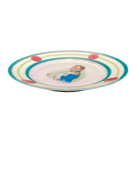 lot six assiettes porcelaine MZ AUSTRIA