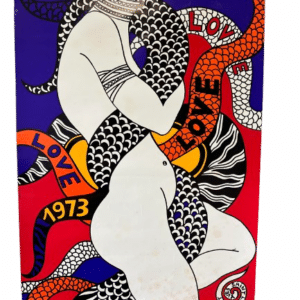 affiche love yves saint laurent 1973