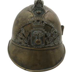 ancien casque pompier de vaux andigny