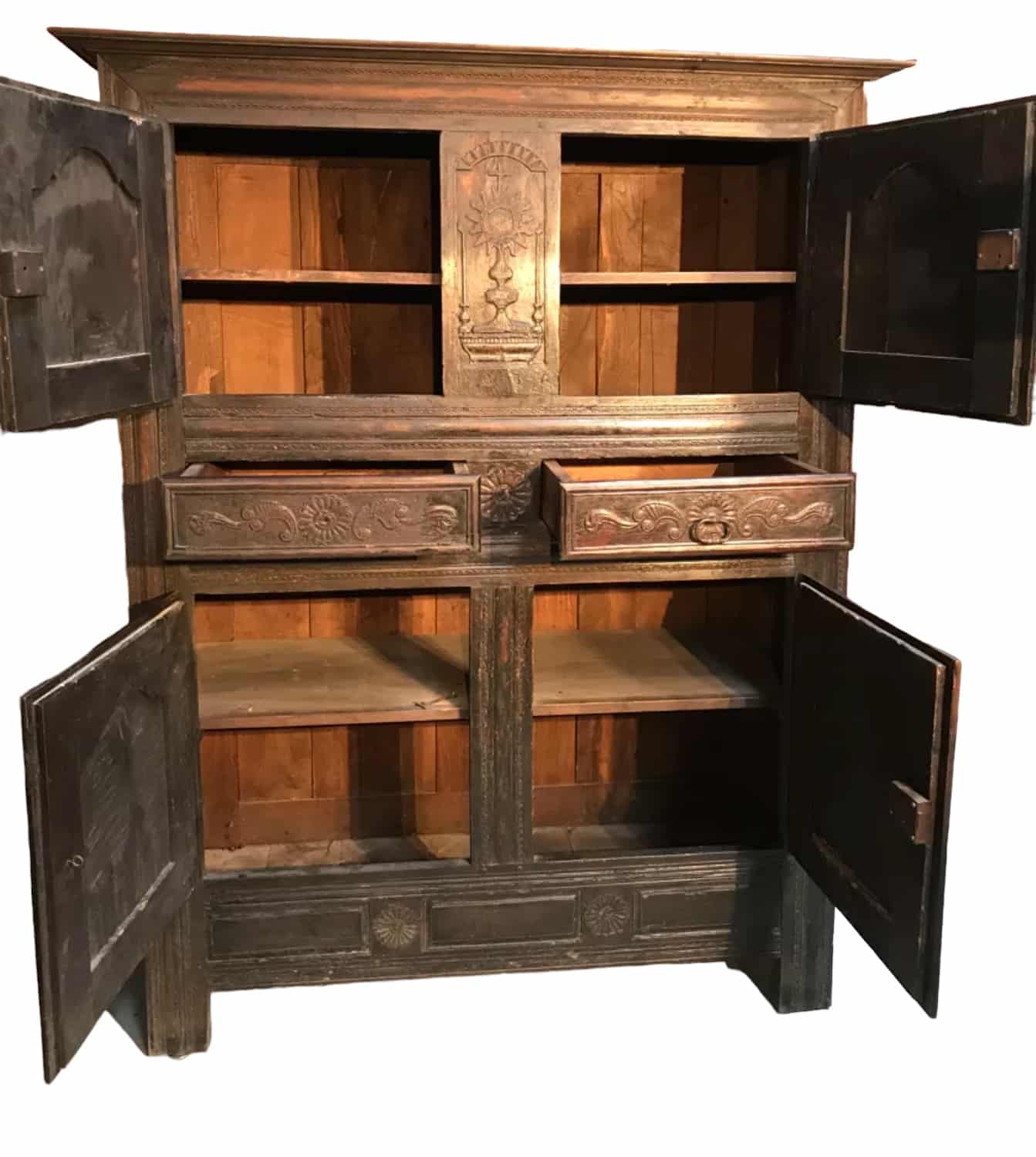 armoire sacristie 4 portes 18 eme