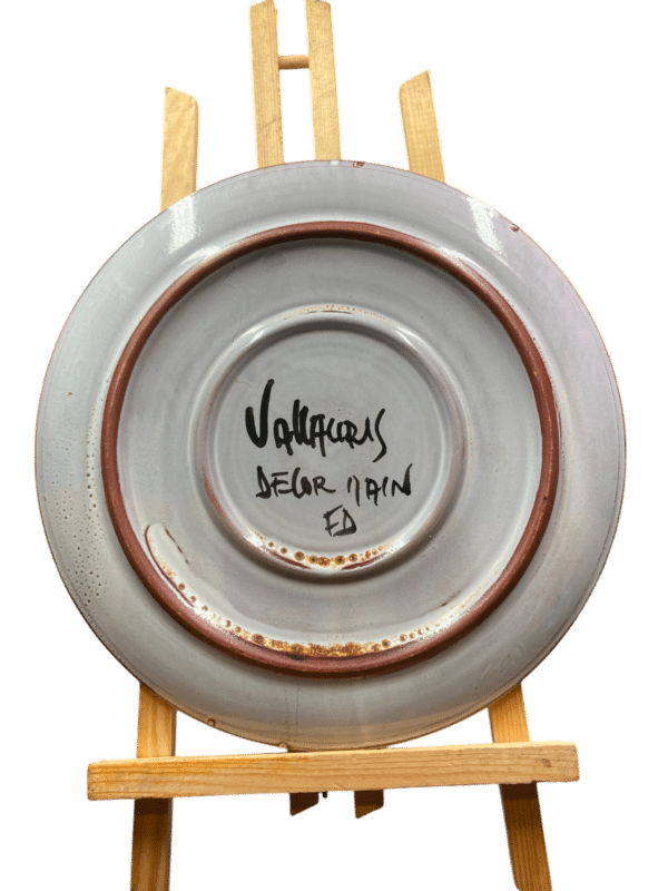 assiette décorative vallauris