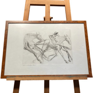 dessin hippique E.A. Leygue