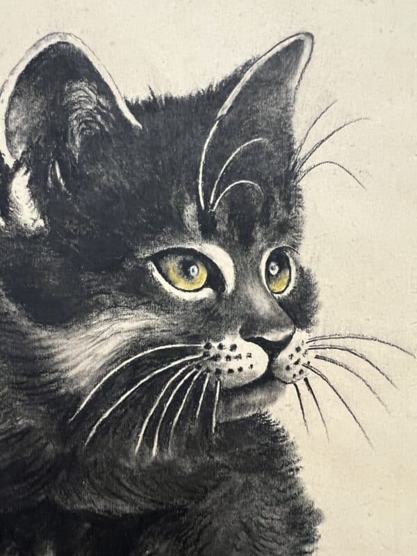 dessin le chat de l'artiste A Jouve