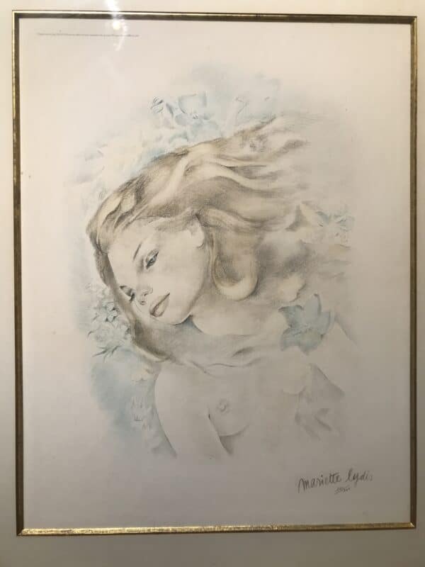 dessin signé Mariette Lydis numéroté