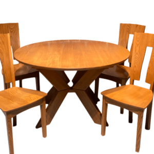 ensemble salle a manger orme massif dans le gout de chapo