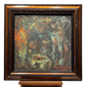 huile sur toile R.Pommier
