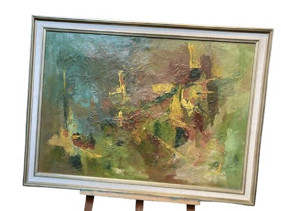 huile sur toile art abstrait borneiih 68