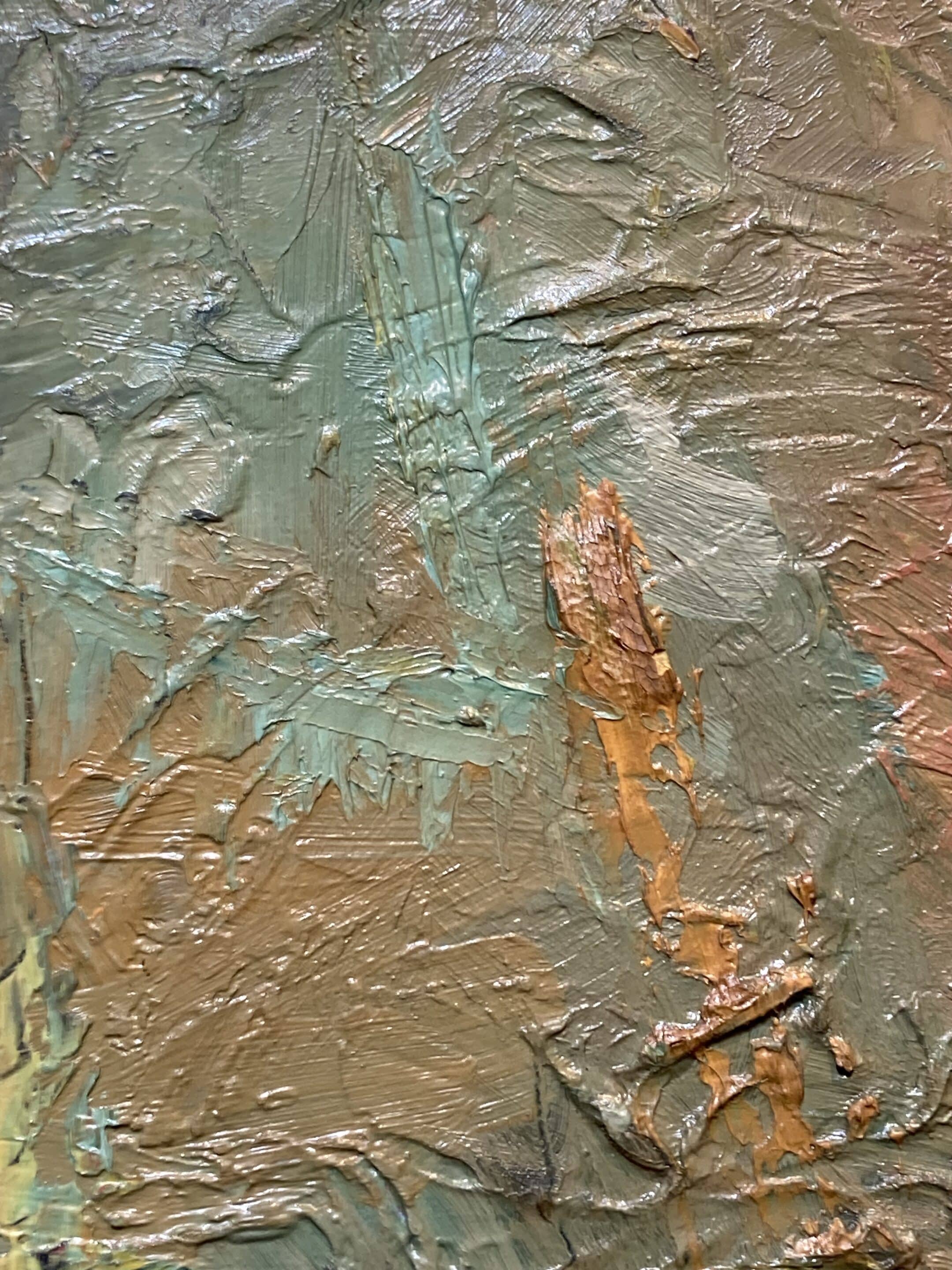 huile sur toile art abstrait borneiih 68