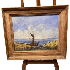 huile sur toile encadrée