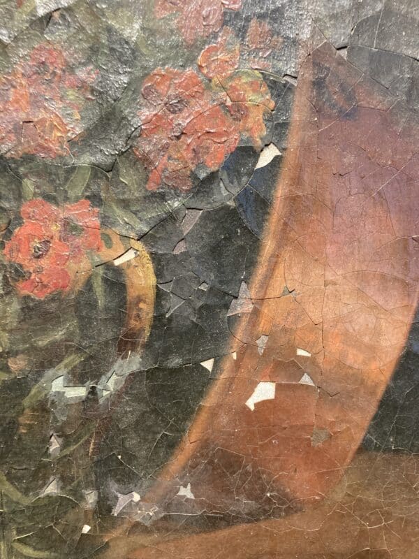 huile sur toile nature morte