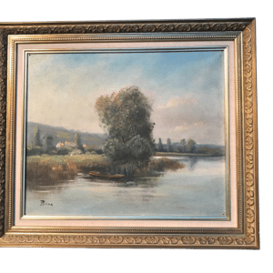 huile sur toile paysage