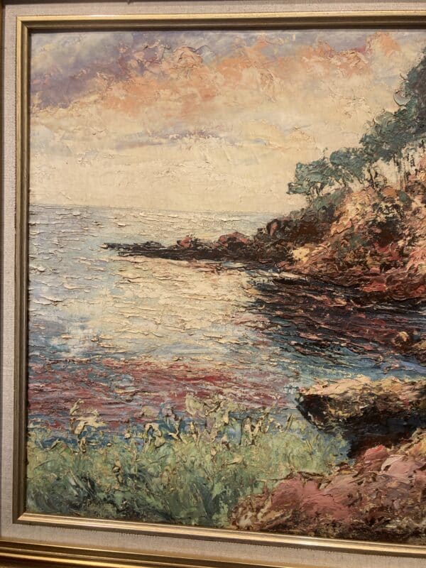 huile sur toile paysage signée Gakoffleur